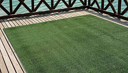 Mirtux - Cesped artificial Premium. Altura de 7mm. Rollos de 1x5 metros Para terraza, jardín, valla, piscina, perro etc (1x5)