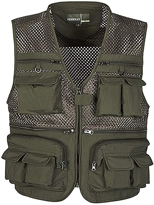 AnyuA Hombres Chalecos de Pesca