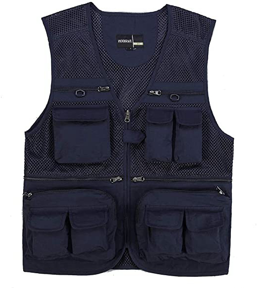 AnyuA Hombres Chalecos de Pesca