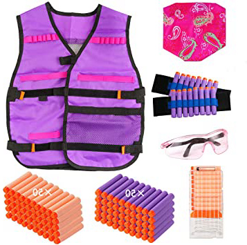 Locisne Chaleco táctico para niñas,Kit