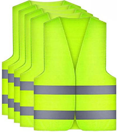 AMACOAM Chaleco Reflectante Coche Homologado