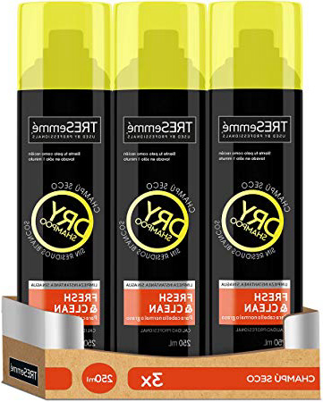 TRESemmé Champú en Seco Fresco y Limpio - Paquete de 3 x 250 ml - Total: 750 ml