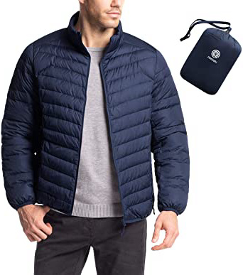 LAPASA Plumífero para Hombre Ultra Ligero (Chaqueta de Pluma) M32