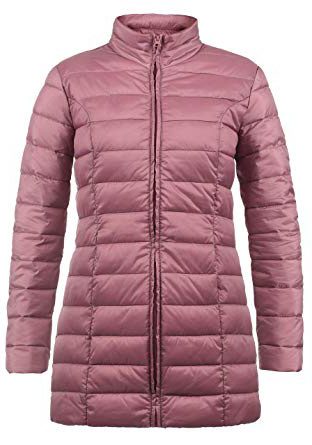 JACQUELINE de YONG by Only Britt Chaqueta Acolchada De Plumas Abrigo Parka para Mujer con Cuello Redondo