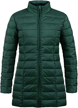 JACQUELINE de YONG by Only Britt Chaqueta Acolchada De Plumas Abrigo Parka para Mujer con Cuello Redondo