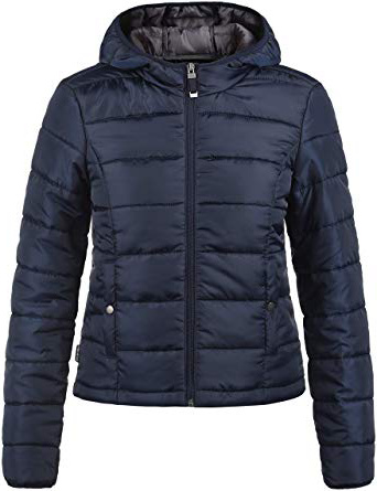 Vero Moda Pamela Chaqueta Acolchada de Plumas Chaqueta De Entretiempo para Mujer con Capucha