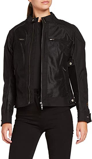 Windsoroyal - Chaqueta de primavera/verano Nottingham, para mujer, Negro - M