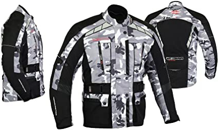 







MBSmoto MJ21 James Motorcycle Racing Touring textil Cordura impermeable hombres chaqueta larga (XL, Camo)






