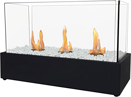 PURLINE Nympha Plus Biochimenea de sobremesa con Triple Quemador