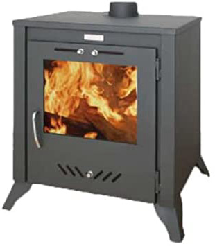 Para Estufa Chimenea quemador de leña Combustible Sólido Madera quemador kupro largo 15 kW