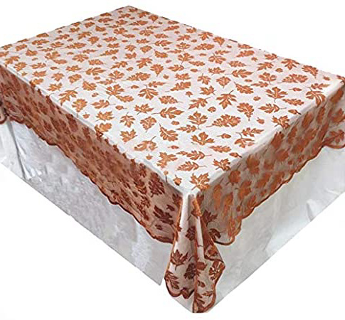 BKAUK Mantel rectangular de hojas