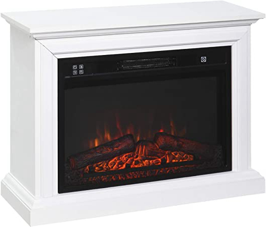 HOMCOM Chimenea Eléctrica de Pared