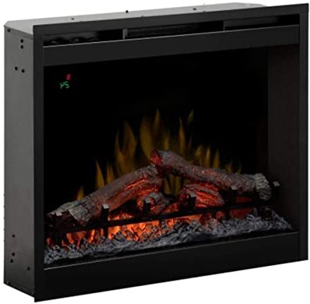 EWT DF2624L EU Interior Log Insert Fireplace Eléctrico Negro - Chimenea (690 mm, 230 mm, 600 mm, 17,5 kg, 800 mm, 380 mm)