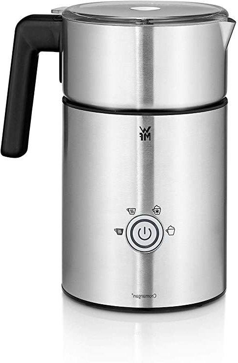 WMF Espumador Milk&Choc, 650 W, con 4 funciones, libre de BPA, acero de Cromargan, apto para lavavajillas, para capuccino, latte macchiato, frappé y chocolate caliente, apagado automático