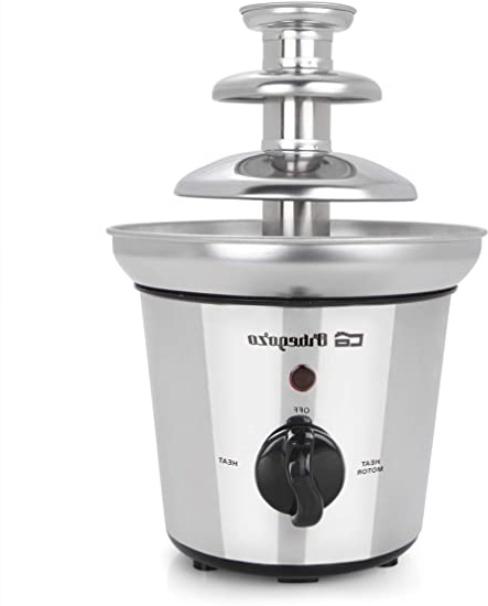 Orbegozo FCH 4000 FUENTE CHOCOLATE, 32 W, ACERO INOXIDABLE