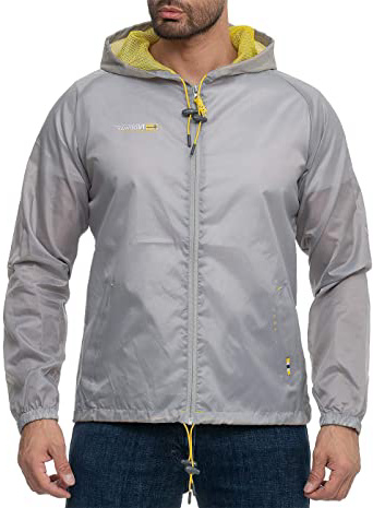 Geographical Norway Chaqueta impermeable con capucha para hombre