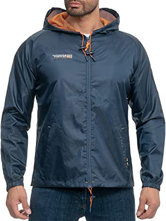 Geographical Norway Chaqueta impermeable con capucha para hombre
