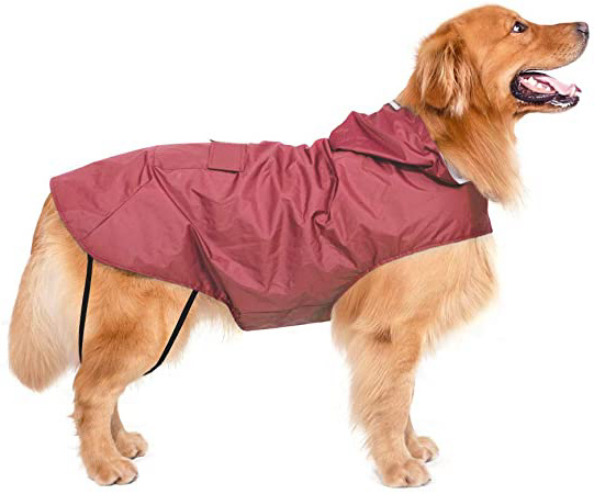 Bwiv Impermeable Chubasquero para Perros
