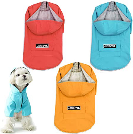 BPS Chubasqueros Impermeables para Mascotas