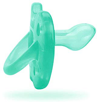 Suavinex, Chupete para dormir de Silicona con tetina anatómica, Verde, 6-18 Meses