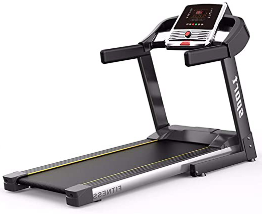 XCBY Cinta Caminar Electrica Plegable Cinta de Correr Modelo 2020- Nueva Consola - | 1.5HP a 12 km/h | Cinta de Andar con 12 programas, Plegable Caminadora Electrica para Casa PL110