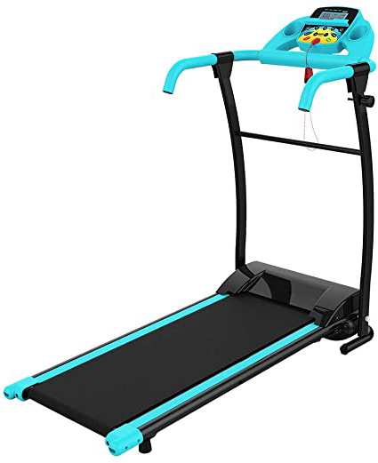gridinlux. Cinta de Andar. 12 Programas de Entrenamiento, Eléctrica, Velocidad Ajustable, Pantalla, Antideslizante, Plegable, Ruedas de Transporte, Motor 1000 W