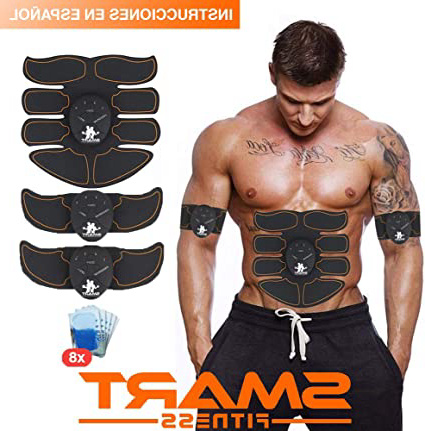 Smartbox 【Marca Oficial】 Smart Fitness™ Electroestimulador Muscular Abdominales, Estimulación Muscular, Masajeador Eléctrico, Cinturón Adominal, Brazos/Piernas/Glúteos. (Hombres/Mujeres)