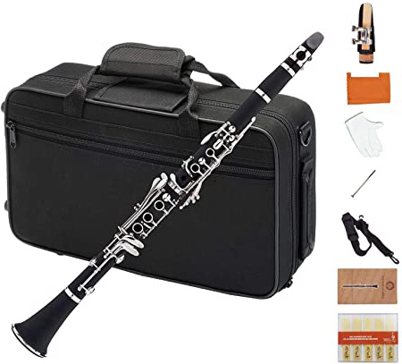 Andoer® Clarinete Baquelita 17 B