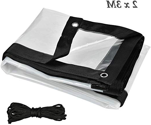 QLOUNI Lona Impermeable Exterior con Ojales y Lonas y Cuerda de 5m para Cobertizo de Balcón, Cobertizo de Jardín, Refugio de Plántulas, Plantas de Flores,etc (2x3m)