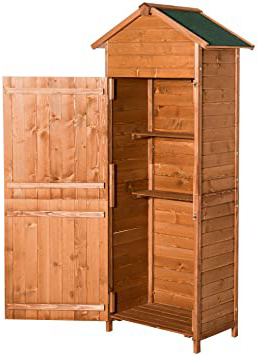 HOMCOM Cobertizo de Madera de