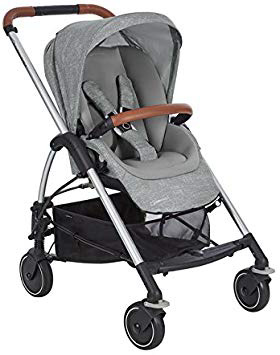 Bébé Confort Mya - Cochecito urbano, diseño compacto, sistema plegable, para bebes de 0 meses hasta 3,5 años, color gris