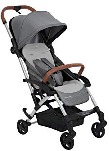 Bébé Confort Laika 2 'Nomad Grey' - Cochecito Super urbano, Ultracompacto y ligero, homologado para viajar, desde 0 meses hasta 3, 5 años, color gris