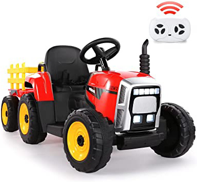 METAKOO Tractor Eléctrico con Remolque,