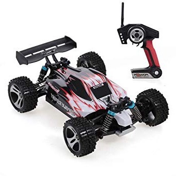 Coche RC 4WD Cosone Con Luces LED Y Baterías Modulares USB-C – 360° Flip, Todoterreno, Para Niños De 6 A 12 Años