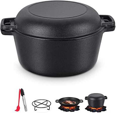 Magicfun BBQ Cacerola de Hierro