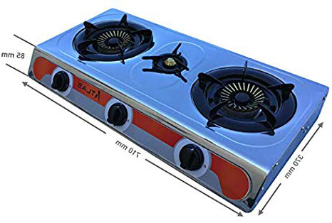 Tecatel – Cocina de gas uso exterior serie ATLAS GE03 INOX