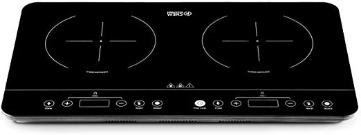 Placa Inducción Portátil - Placa de induccion de Vitrocerámicas, Cocina Inducción Portátil - Placa Eléctrica de Cocción Doble 3500W