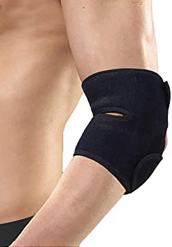 Codera Codo Soporte Ajustable Transpirable Compresión Codera Neopreno Hombre Mujer Deportivas Almohadilla Codo para Tenista Golfista
