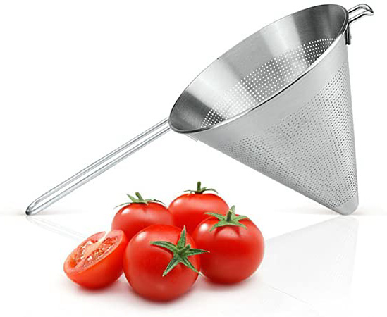 Metaltex - Colador chino de acero inoxidable, 16 Cm