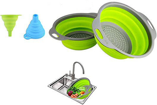 Ruesious Set de 2 Coladores