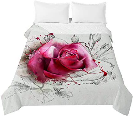 Oduo Rose Colcha de Verano