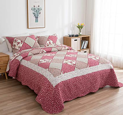 VIVILINEN Colchas de Patchwork Colcha