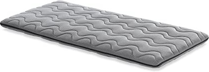 Ecus Kids GOLI, colchón de cuna de viaje con cremallera perimetral, Gris