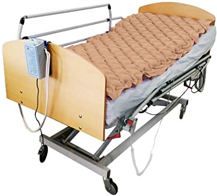 Colchón antiescaras de aire, Con