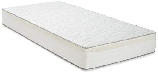 AmazonBasics Colchón extra confort de muelles de 7 zonas, 90 x 190 cm - Medium (H3)