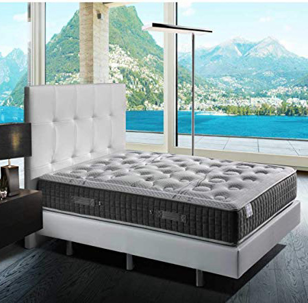 TECNOCOLCHÓN ✔️ 🛌💤 Colchón de Muelles Ensacados Tecno Spring Visco | Reversible Invierno-Verano | Viscoelástico | 90 x 190 cm. y 24 cm. de Altura