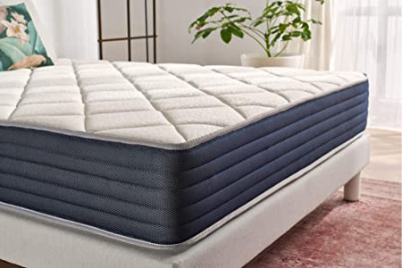 Naturalex | Ideal Visco | Colchón 140x190 Cm Viscoelástico Gama Premium | Núcleo AeraPur Fresco y Saludable | Adaptable 7 Zonas de Descanso Antipresión Muscular | Optima Transpiración | Reversible