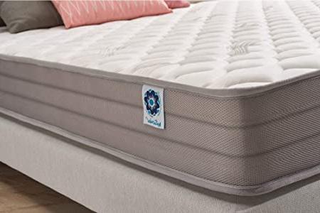 Naturalex | Air Latex | Colchón 135x190 Cm Combinación Confort y Transpirabilidad | Sistema Blue-Látex Regenerador Muscular | 7 Zonas Diferenciadas De Confort | Hipoalergénico | OekoTex