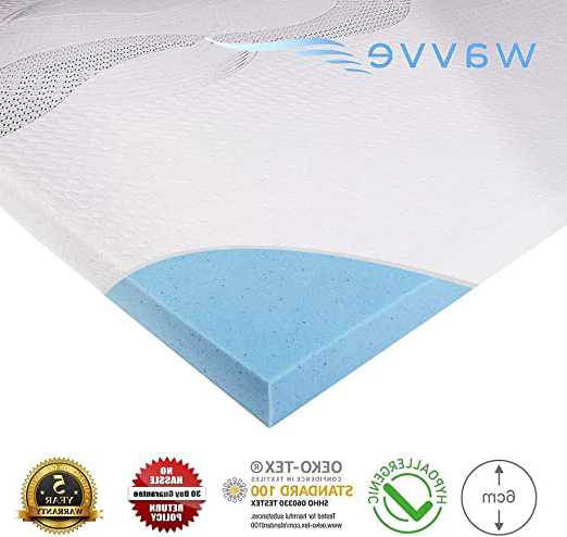 
                
                    
                    
                

                
                    
                    
                        WAVVE 6cm 50D Topper Viscoelástico 90x190, Gel Memory Foam Topper Colchón Ortopédico Alivio de la Presión, con Funda Transpirable y Extraíble
                    
                

                
                    
                    
                
            