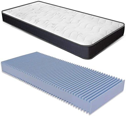
                
                    
                    
                

                
                    
                    
                        Miasuite i sogni italiani - Colchón individual a medida modelo Summit - Medida 80 x 160 x 13 cm de alto - Colchón ortopédico fabricado en espuma Waterfoam para cama plegable
                    
                

                
                    
                    
                
            